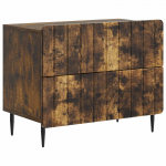 &Ouml;&ouml;lambi kapp Suitsutatud tamm 62 x 34,5 x 49,5 cm Tehispuit