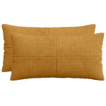 Diivanipadi 2 tk ALMELO kollane 40 x 70 cm manchester