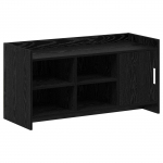 Kinga kapp ladustamisega Must tamm 100 x 39,5 x 51 cm Tehispuit