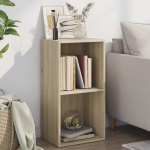 2 korrusega riiul sonoma tamm 40 x 30 x 76,5 cm tehispuit
