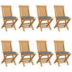 Aiatoolid hallide istmepatjadega, 8 tk, tiikpuu