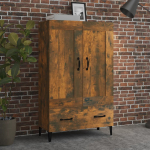 K&otilde;rge kapp, suitsutatud tamm, 70 x 31 x 115 cm, tehispuit