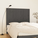 Seinale kinnitatav voodipeats, hall, 146,5x3x110 cm, m&auml;nnipuit