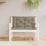 Aiapingi istmepadjad 2 tk, pruunikashall, 100x50x7 cm