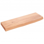 Seinariiul, helepruun, 60x20x4 cm, t&ouml;&ouml;deldud tammepuit