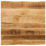Lauaplaat naturaalse servaga 60x60x2,5 cm t&ouml;&ouml;tlemata mangopuit