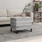 Kohvilaud, hall sonoma tamm, 60x44,5x45 cm, tehispuit