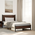 METALLIST VOODIRAAM ILMA MADRATSITA PRUUN TAMM 107X203 CM