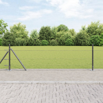 HEXAGON FENCE HALL 0.5X10 M TERAS, AIAPOSTID KOOS ALUSPINDADEGA 7 TK &Oslash;32MM 70CM GALVANISEERITUD TERAS