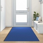 Uksematt muu sinine ja must 120 x 350 cm pol&uuml;amiid ja pvc