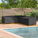 M&ouml;&ouml;bli kate Must 355 x 275 x 80 cm 600D Oxford Kangas