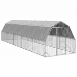 Kanakuut katusega 2,5x10x2,25 m tsingitud teras