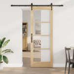 Liuguks koos tarvikute komplekt 78x211 cm tugev puit m&auml;nnipuu