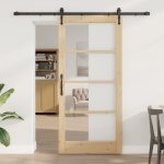 Liugukse komplekt koos seadmetega 93x202 cm massiivne puit m&auml;nd