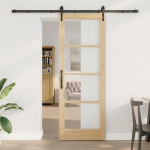 Liuguks pruun 78 x 211 cm puit ja metall