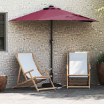 Aedapara bordeaux punane 294 x 150 x 223 cm pol&uuml;ester ja teras