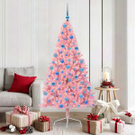 Tehis pre-lit j&otilde;ulupuu koos 300 led-iga roosa 180 cm pvc