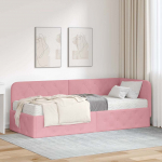 Nurga voodiraam Roosa 80 x 200 cm Samet