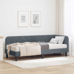 Nurga voodiraam Tumehall 80 x 200 cm Samet