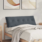 Seljatugi padi tumehall 140 x 50 cm korter kangas