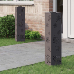 P&auml;ikese LED k&auml;igutee tuli 2 tk must k&uuml;lmvaltsitud teras