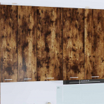 Seinakapp uksega suitsetatud tamm 40 x 31 x 100 cm tehispuit