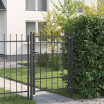 Tara aed HORST 100 x 125 cm Metall Must Lukustatav