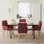 S&ouml;&ouml;gitoa Toolid 4 pcs kangas Veinpunane 60 x 56 x 96 cm