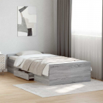 Voodiraam ladustamisega Hall Sonoma 80 x 200 cm Tehispuit