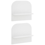 Seinariiul 2 tk valge 41 x 13.5 x 37.5 cm tehispuit