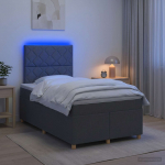 Vedruvoodi madratsiga LED-ribadega Tumehall 120 x 200 cm kangas