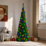 LED-tuledega pop-up j&otilde;ulupuu 180 cm 150 LED-i PVC Roheline