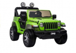 Elektriline pealeistutav Jeep Rubicon 4x4 Roheline