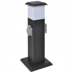 Pistikupesade torn lambiga, must