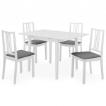 5-osaline s&ouml;&ouml;gitoakomplekt, mdf, valge
