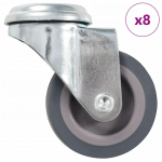 Poldiaukudega p&ouml;&ouml;ratavad m&ouml;&ouml;blirattad 8 tk, 50 mm