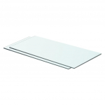 Riiulid 2 klaasist paneeli 60 x 25 cm