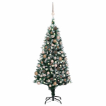 Tehisj&otilde;ulupuu koos LED-de ja pallikomplekti ja k&auml;bidega 150 cm