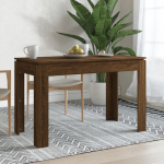 S&ouml;&ouml;gilaud, pruun tamm, 120 x 60 x 76 cm, tehispuit
