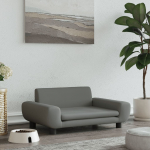 Koeravoodi, tumehall, 70 x 45 x 33 cm, samet