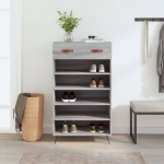Jalatsikapp, hall sonoma tamm, 60 x 35 x 105 cm, tehispuit