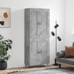 K&otilde;rge kapp, betoonhall, 69,5 x 34 x 180 cm,tehispuit
