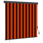 Rulookardin oranž ja pruun 180 x 250 cm kangas ja alumiinium