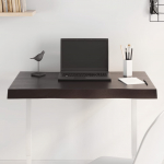 Lauaplaat, tumepruun, 80 x 60 x (2-6) cm, t&ouml;&ouml;deldud t&auml;ispuit