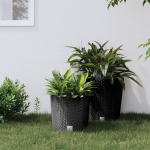 Taimekast eemaldatava sisuga, antratsiithall,15/15,3l PP-rotang