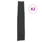 Aia p&auml;ikesevarju katted 2 tk, must, 170x28/32 cm, 420D Oxford