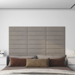 Seina Peatsid 12 tk Helehall 60 x 15 cm Samet