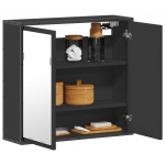 VANNITOA PEEGELKAPP MUST 65X20X60 CM ENGINEERED WOOD