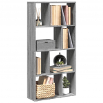 Raamatualus, hall sonoma tamm, 60x20x120 cm, tehispuit