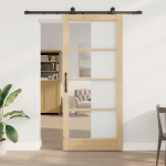 Liuguks pruun 93 x 211 cm puit ja metall